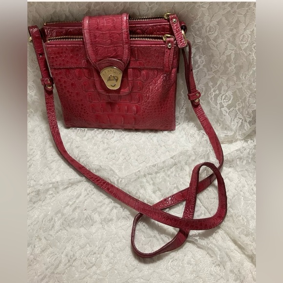 BRAHMIN HOT PINK MOJITO, CROSSBODY - Picture 1 of 10